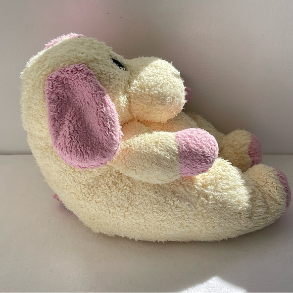 Ty Cream Yellow Dogbaby Plush Rattle 13" 1999 - Picture 4 of 10